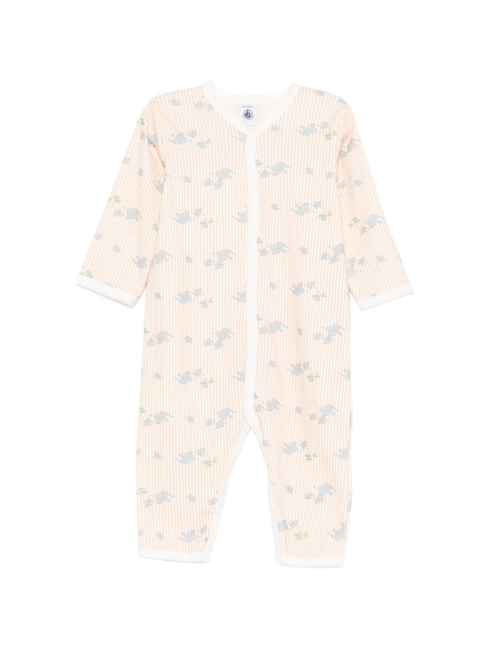 Tutina per neonato Petit Bateau multicolor con design a righe A0FSC 01 PETIT BATEAU KIDS 
