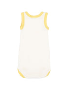 Set di tre body per neonati Petit Bateau bianco con bordi a contrasto A0FSL 00 PETIT BATEAU KIDS 