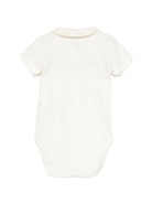 Tutina per neonati Petit Bateau beige con colletto ricamato A0FSV 01 PETIT BATEAU KIDS 