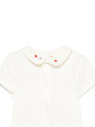 Tutina per neonati Petit Bateau bianca con colletto alla Peter Pan A0FSV 02 PETIT BATEAU KIDS 