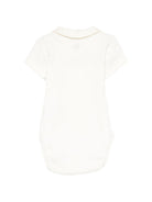 Tutina per neonati Petit Bateau bianca con colletto alla Peter Pan A0FSV 02 PETIT BATEAU KIDS 