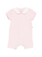 Tutina per neonata Petit Bateau rosa con colletto alla Peter Pan A0FSZ 01 PETIT BATEAU KIDS 