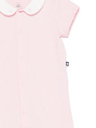 Tutina per neonata Petit Bateau rosa con colletto alla Peter Pan A0FSZ 01 PETIT BATEAU KIDS 