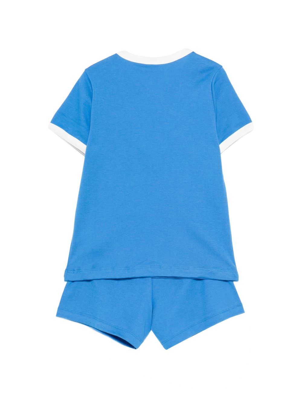 Pigiama per bambino Petit Bateau blu a maniche corte con scollo rotondo A0FTQ 01 PETIT BATEAU KIDS 