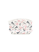 Trousse per trucco Petit Bateau bianca con motivo a cuori A0FTR 01 PETIT BATEAU KIDS 