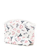 Trousse per trucco Petit Bateau bianca con motivo a cuori A0FTR 01 PETIT BATEAU KIDS 