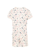 Pigiama per bambina Petit Bateau bianco opaco con motivo a cuore A0FV8 01 PETIT BATEAU KIDS 