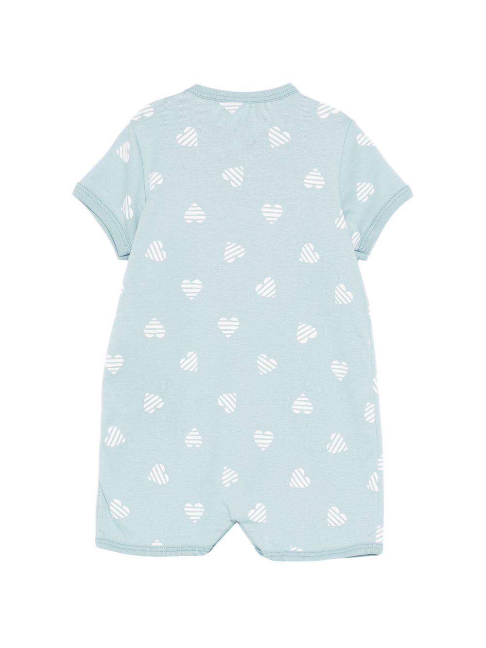 Tutina per neonato Petit Bateau azzurro con motivo a cuore A0FVD 01 PETIT BATEAU KIDS 