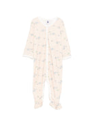 Tutina per neonato Petit Bateau arancione con stampa animali all-over A0FXH 01 PETIT BATEAU KIDS 