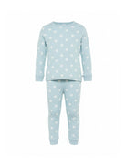 Pigiama per bambini Petit Bateau azzurro con stampa a cuori A0FYD 01 PETIT BATEAU KIDS 