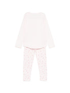 Pigiama per bambina Petit Bateau rosa con stampa floreale A0FYO 02 PETIT BATEAU KIDS 