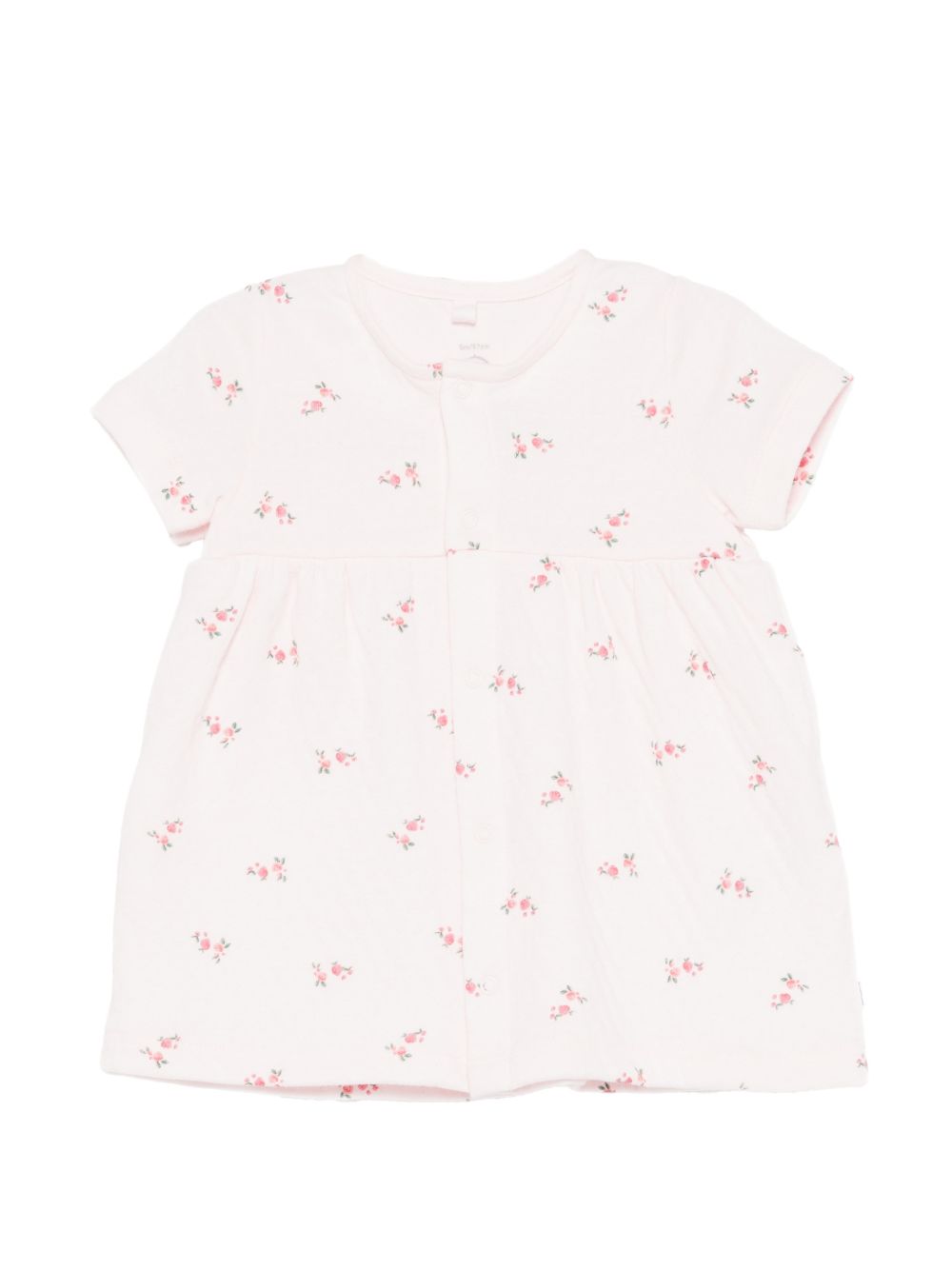 Abito per neonata Petit Bateau rosa con stampa a fiori A0G00 01 PETIT BATEAU KIDS 