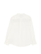Camicia per bambino Polo Ralph Lauren Kids bianco con colletto alla coreana 322964592 501 Ralph Lauren kids 