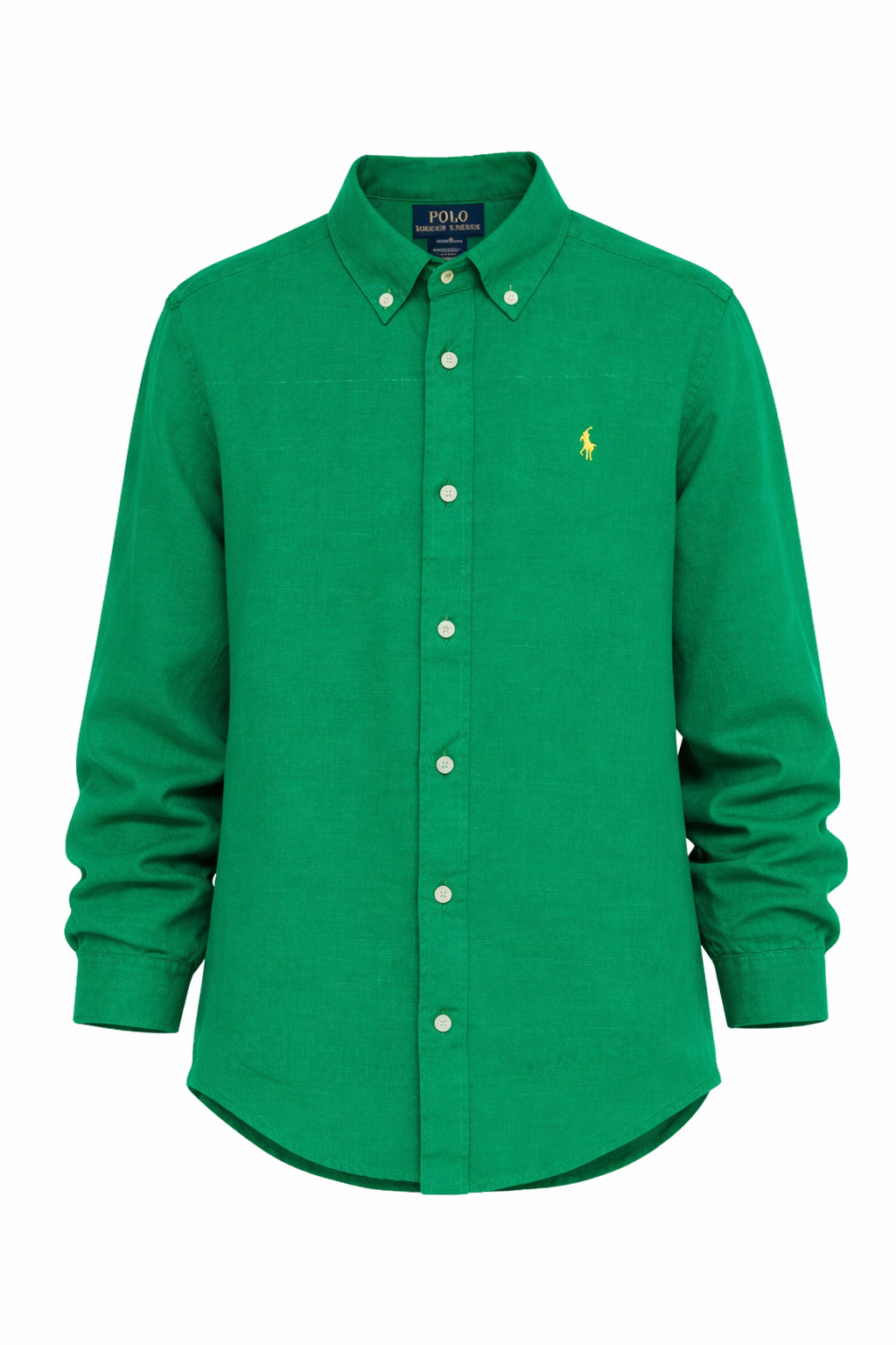 Camicia per bambino Polo Ralph Lauren Kids verde con caratteristico logo Polo Pony 322967600 501 Ralph Lauren kids 