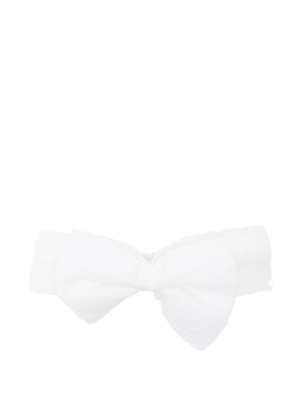 Cerchietto per neonata Simonetta bianco con fiocco SY0004 O0069 100 SIMONETTA KIDS 