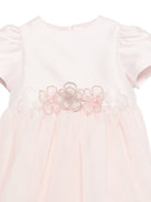 Abito per neonata Simonetta rosa con applicazione floreale SY1021 T0002 501 SIMONETTA KIDS 