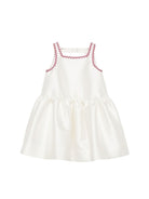 Abito per bambina Simonetta bianco con ruches SY1B02 S0251 102RS SIMONETTA KIDS 