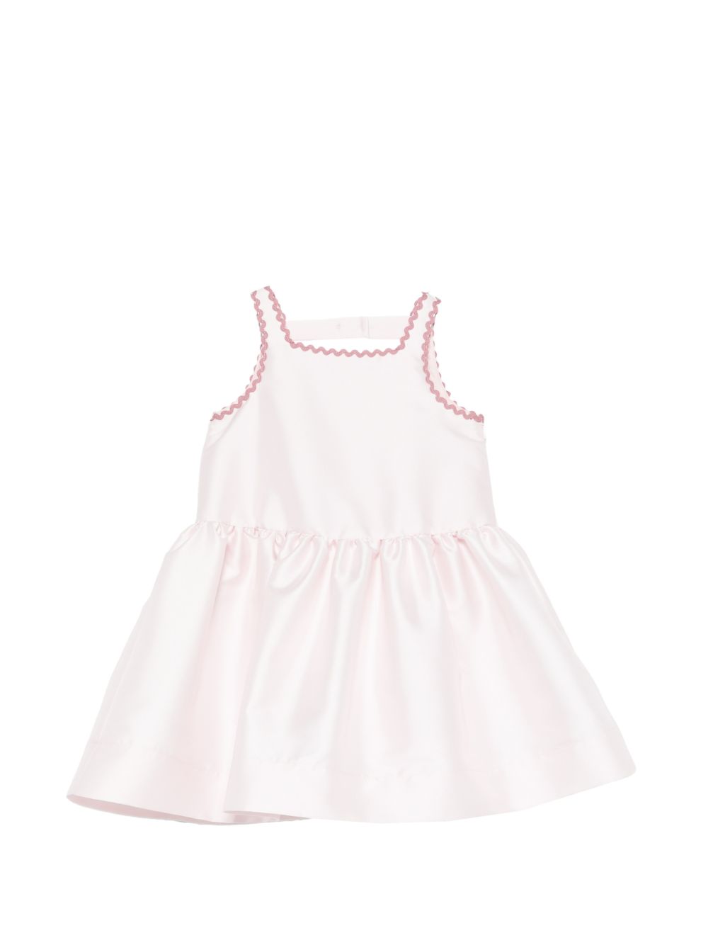 Abito per bambina Simonetta rosa con bordo aricciato SY1B02 S0251 515RS SIMONETTA KIDS 