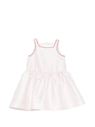 Abito per bambina Simonetta rosa con bordo aricciato SY1B02 S0251 515RS SIMONETTA KIDS 