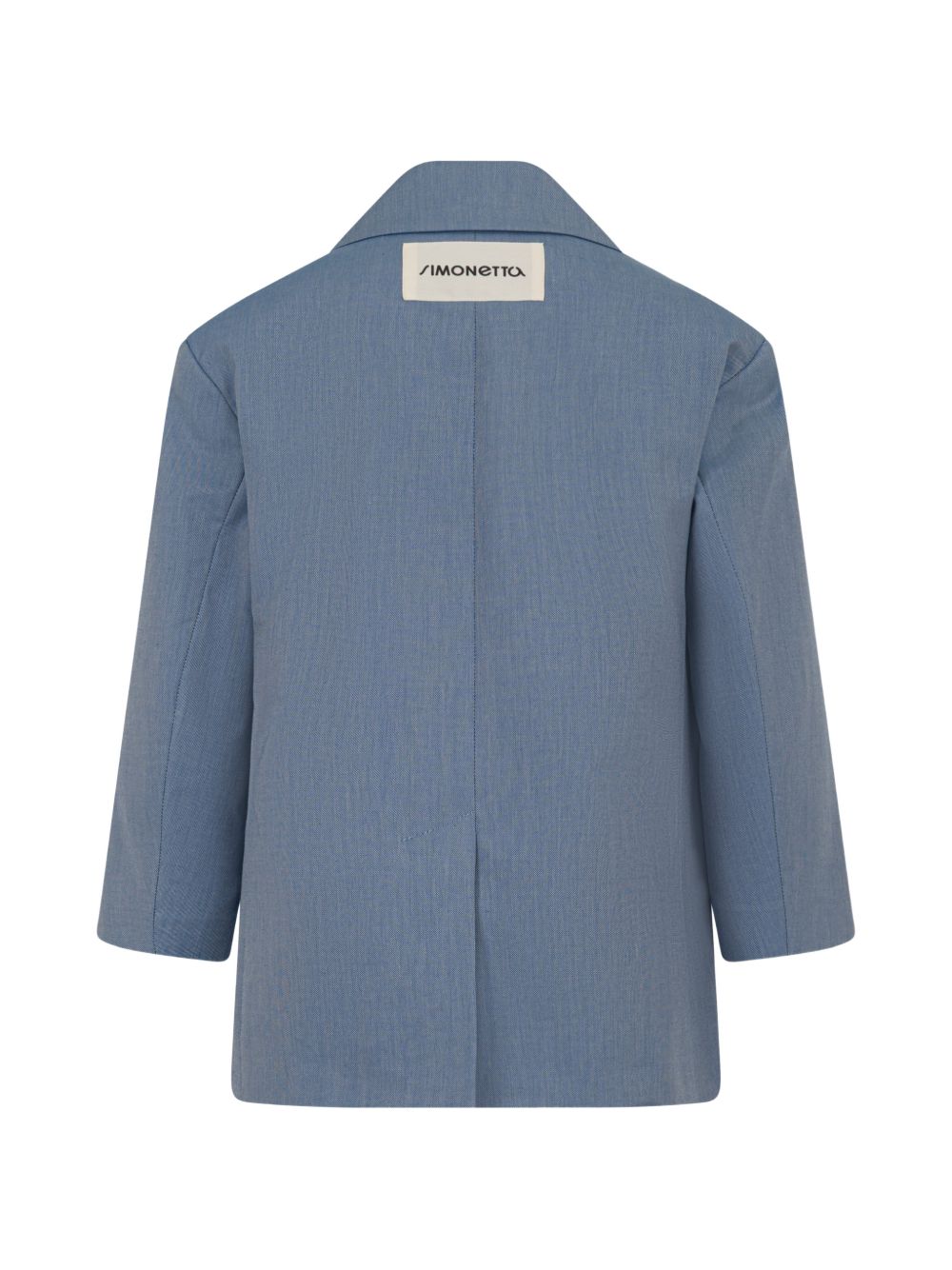 Blazer per bambina Simonetta blu con applicazione floreale SY2A34 G0212 645 SIMONETTA KIDS 