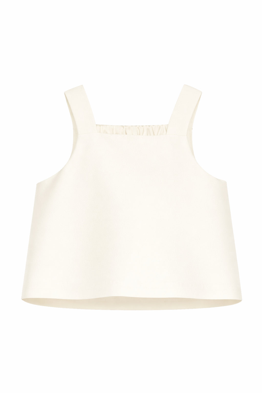 Top per bambina Simonetta bianco con scollo quadrato SY5A92 S0251 102 SIMONETTA KIDS 