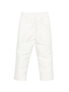 Pantaloni per bambina Simonetta bianco con tasche laterali SY6A61 S0251 102 SIMONETTA KIDS 