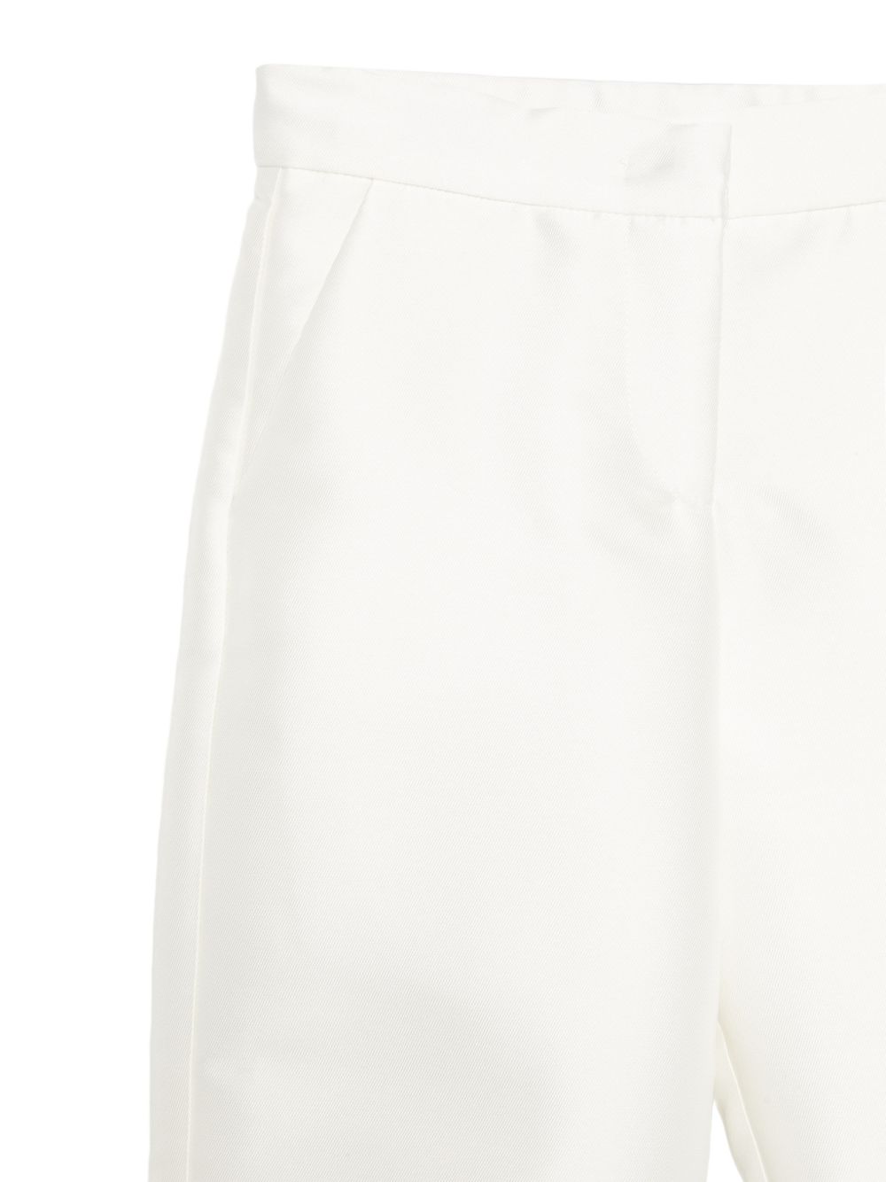 Pantaloni per bambina Simonetta bianco con tasche laterali SY6A61 S0251 102 SIMONETTA KIDS 