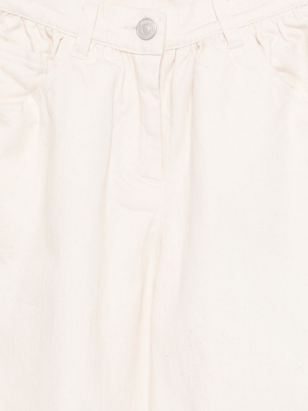 Jeans per bambina Simonetta bianco a gamba ampia SY6A70 D0112 105BC SIMONETTA KIDS 