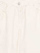 Jeans per bambina Simonetta bianco a gamba ampia SY6A70 D0112 105BC SIMONETTA KIDS 
