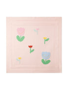 Coperta per neonati Stella McCartney Kids rosa con ricamo a fiori TY0000 Z2423 51Z STELLA McCARTNEY KIDS 