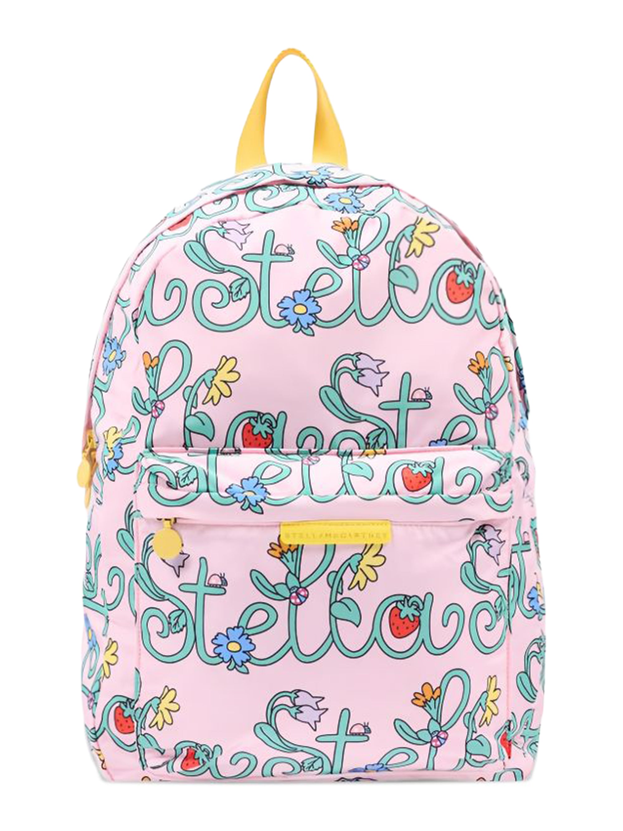 Zaino per bambina Stella McCartney Kids rosa con stampa grafica all-over TY0A08 Z3426 51RMC STELLA McCARTNEY KIDS 