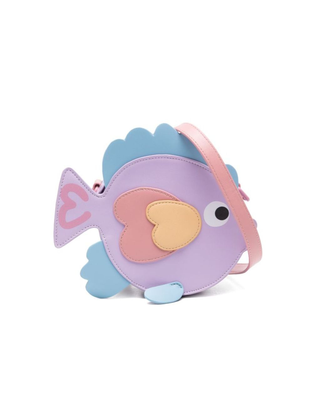 Borsa con forma pesce per bambina Stella McCartney Kids multicolor con tracolla TY0A38 Z2429 539 STELLA McCARTNEY KIDS 