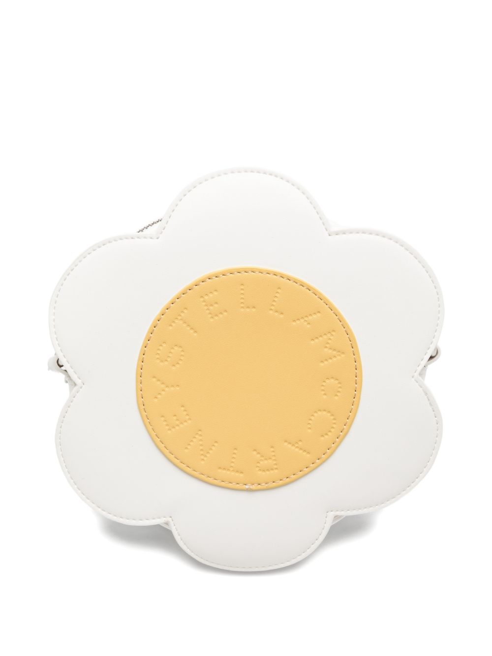Borsa a fiore per bambina Stella McCartney Kids bianca con design margherita TY0D08 Z2429 101 STELLA McCARTNEY KIDS 