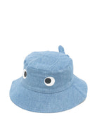 Cappello bucket per bambino Stella McCartney Kids in denim con applicazione TY0P97 Z0746 601 STELLA McCARTNEY KIDS 