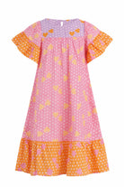 Abito per bambina Stella McCartney Kids rosa con stampa grafica cuori all- over TY1A31 Z3439 51UMC STELLA McCARTNEY KIDS 
