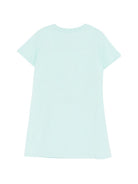 Abito per bambina Stella McCartney Kids azzurro con stella sul davanti TY1A91 Z0434 683 STELLA McCARTNEY KIDS 