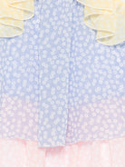 Abito per bambina Stella McCartney Kids multicolore a fiori con ruches TY1D22 K0268 999MC STELLA McCARTNEY KIDS 