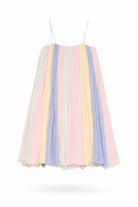 Abito per bambina Stella McCartney Kids multicolore con design plissettato TY1D62 Z3556 999 STELLA McCARTNEY KIDS 
