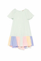 Abito per bambina Stella McCartney Kids verde con volant TY1D71 Z3556 772 STELLA McCARTNEY KIDS 