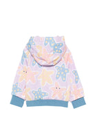 Giubbino per neonata Stella McCartney Kids viola con stampa stelle marine all-over TY2017 Z3597 539MC STELLA McCARTNEY KIDS 