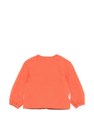 Giubbino per bambina Stella McCartney Kids arancione con applicazioni floreali TY2A47 Z3457 426 STELLA McCARTNEY KIDS 
