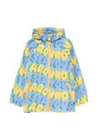 Giubbino per bambino Stella McCartney Kids azzurro con stampa all-over TY2P37 Z3524 642MC STELLA McCARTNEY KIDS 