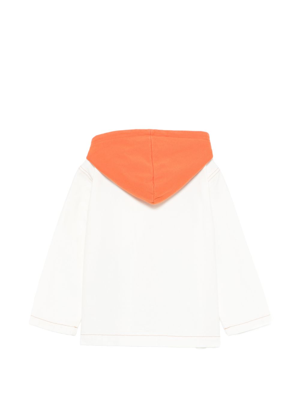 Giubbino per bambino Stella McCartney Kids bianco con cappuccio a contrasto TY2P47 Z2661 101 STELLA McCARTNEY KIDS 