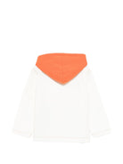 Giubbino per bambino Stella McCartney Kids bianco con cappuccio a contrasto TY2P47 Z2661 101 STELLA McCARTNEY KIDS 