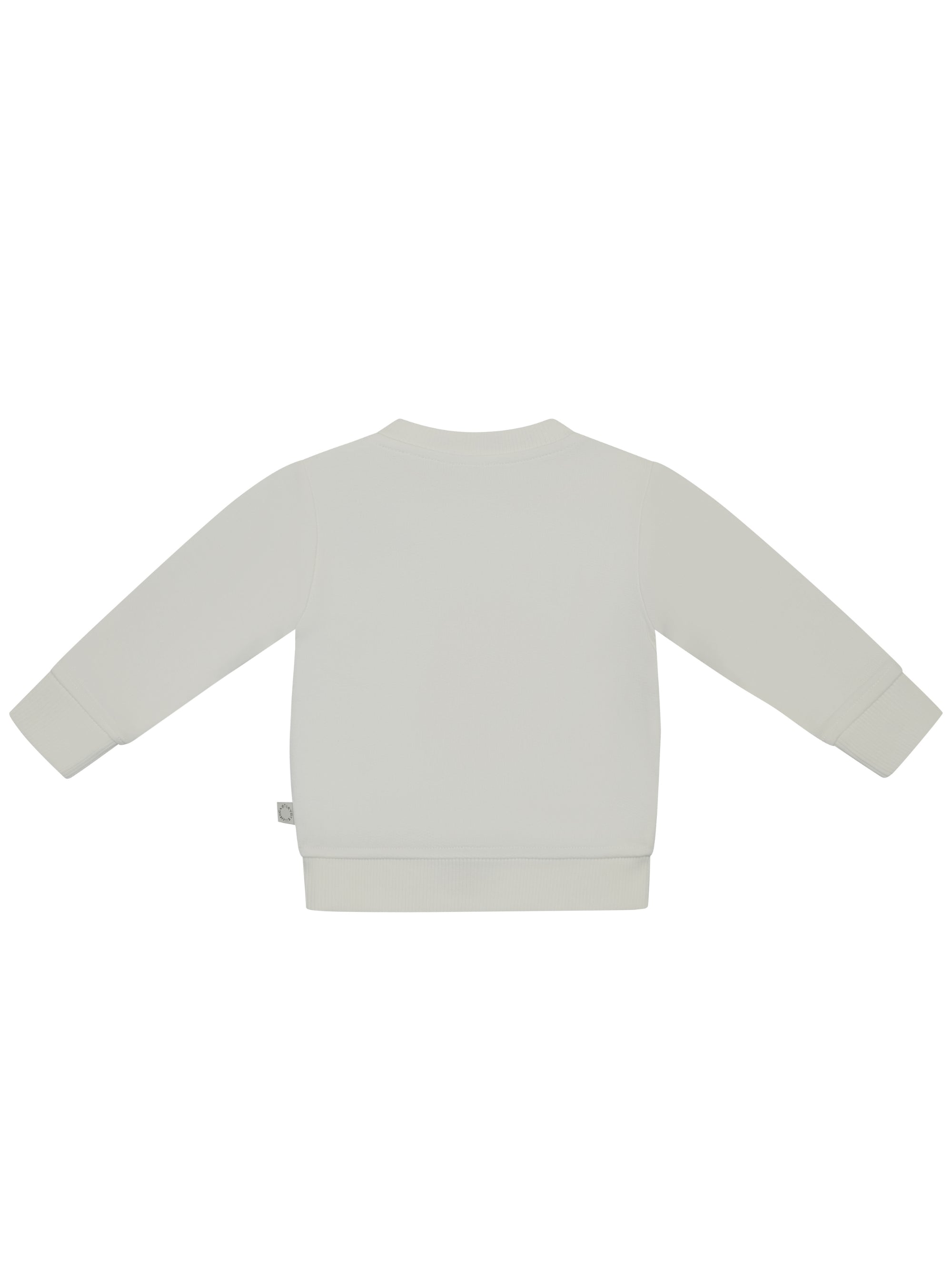Felpa per neonato Stella McCartney Kids bianco con stampa grafica sul davanti TY4500 Z0499 101 STELLA McCARTNEY KIDS 