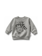 Felpa per neonato Stella McCartney Kids grigio con stampa grafica sul davanti TY4540 Z0499 807 STELLA McCARTNEY KIDS 