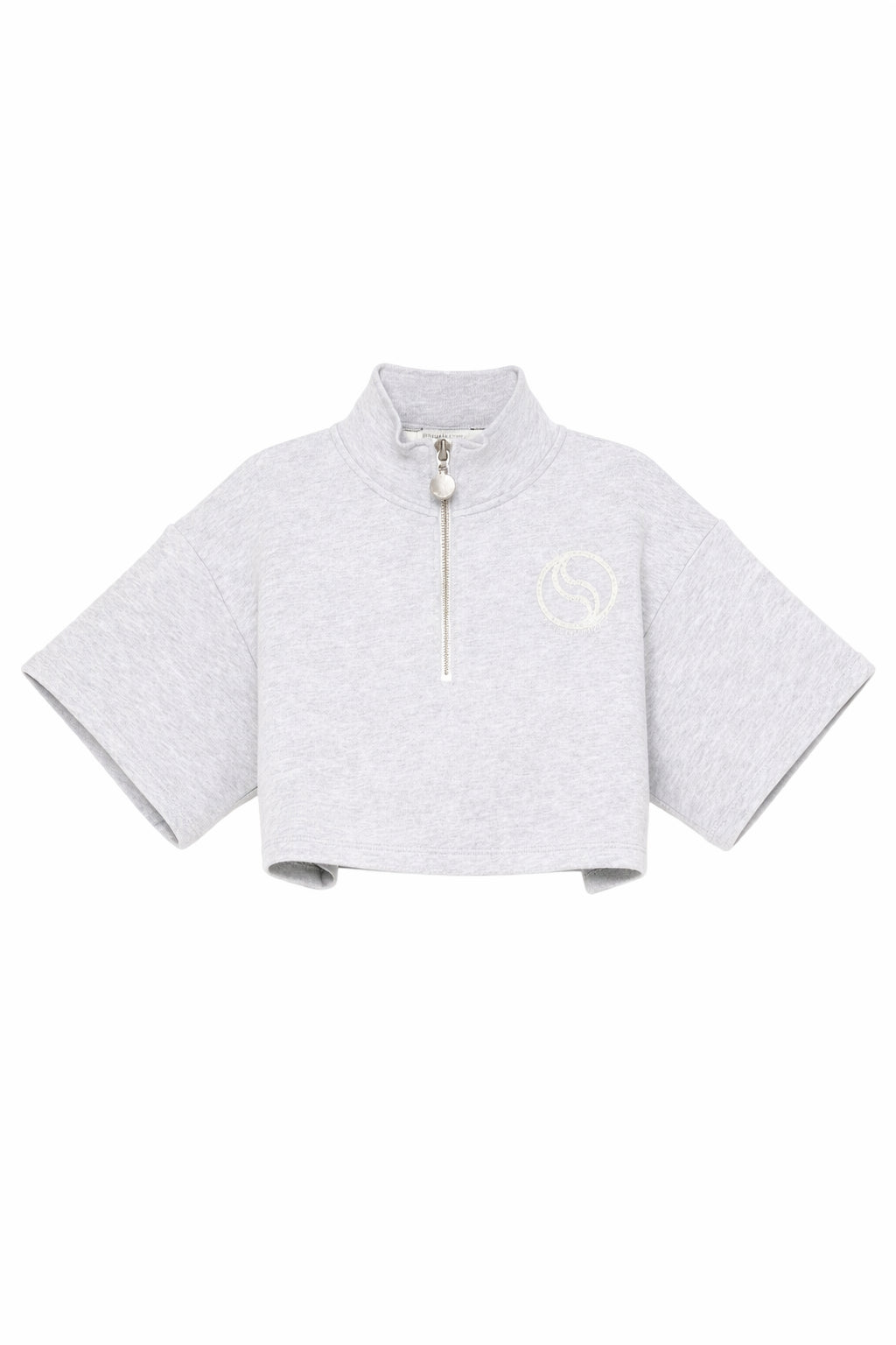 Felpa per bambina Stella McCartney Kids grigia con collo a lupetto TY4C00 Z0499 807 STELLA McCARTNEY KIDS 
