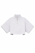 Felpa per bambina Stella McCartney Kids grigia con collo a lupetto TY4C00 Z0499 807 STELLA McCARTNEY KIDS 