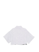 Felpa per bambina Stella McCartney Kids grigia con collo a lupetto TY4C00 Z0499 807 STELLA McCARTNEY KIDS 