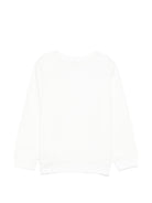 Felpa per bambina Stella McCartney Kids bianca con logo sul davanti TY4C10 Z3409 101 STELLA McCARTNEY KIDS 